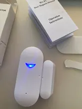 Sensor inteligente de apertura de puerta con Wifi para el hogar, sistema de alarma inalámbrico, detector de puerta, compatible con aplicación Alexa, Google home y Tuya