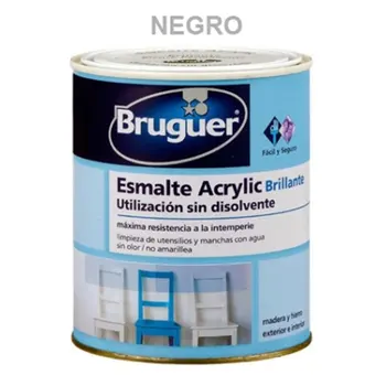 

Black glossy acrylic enamel 250ML BRUGUER 1064