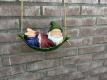 Ornament Decorative-Pendant Statue Frogs Tree Outdoor-Decor Garden-Hang Resin Cute Indoor