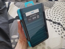 Kingdom Fishing Box 12 14 compartimentos accesorios de pesca, cajas de anzuelos de señuelo de almacenamiento de doble cara de alta resistencia, caja de aparejos de pesca