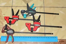 Clip-Kit Clamp Work-Bar Woodworking Quick-Ratchet Heavy-Duty 4inch 30x100mm