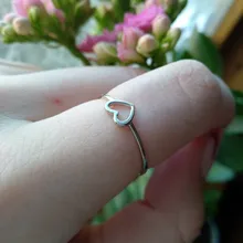 RscvonM-Anillo de boda de Color dorado y plateado con forma de corazón para mujer, joyería de compromiso para fiesta