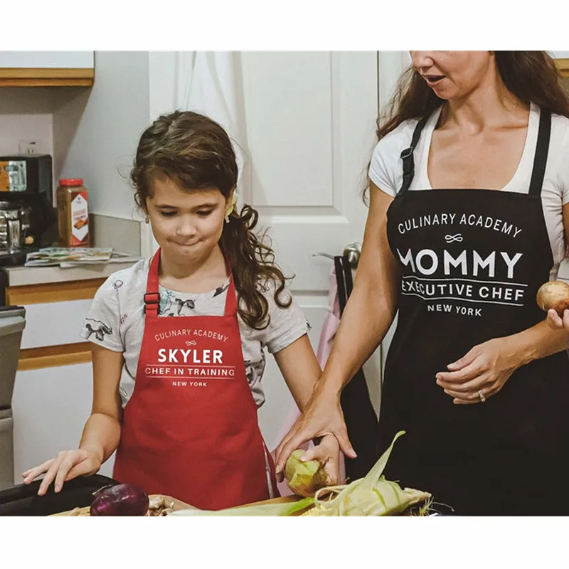 Customized Apron Funny Kitchen Personalized Aprons Chef Gifts Grilling Apron  For Baking Cooking For Mother's Day