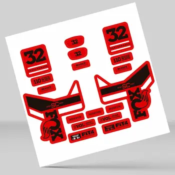 

PEGATINAS STICKERS FORK HORQUILLA FOX 32 SC PERFORMANCE 2017 DECALS ADHESIVO