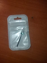 Broca de clavo de cerámica para manicura, fresa de 2,35mm, accesorios de taladro, broca para eliminar esmalte para manicura de Gel, 1 ud.