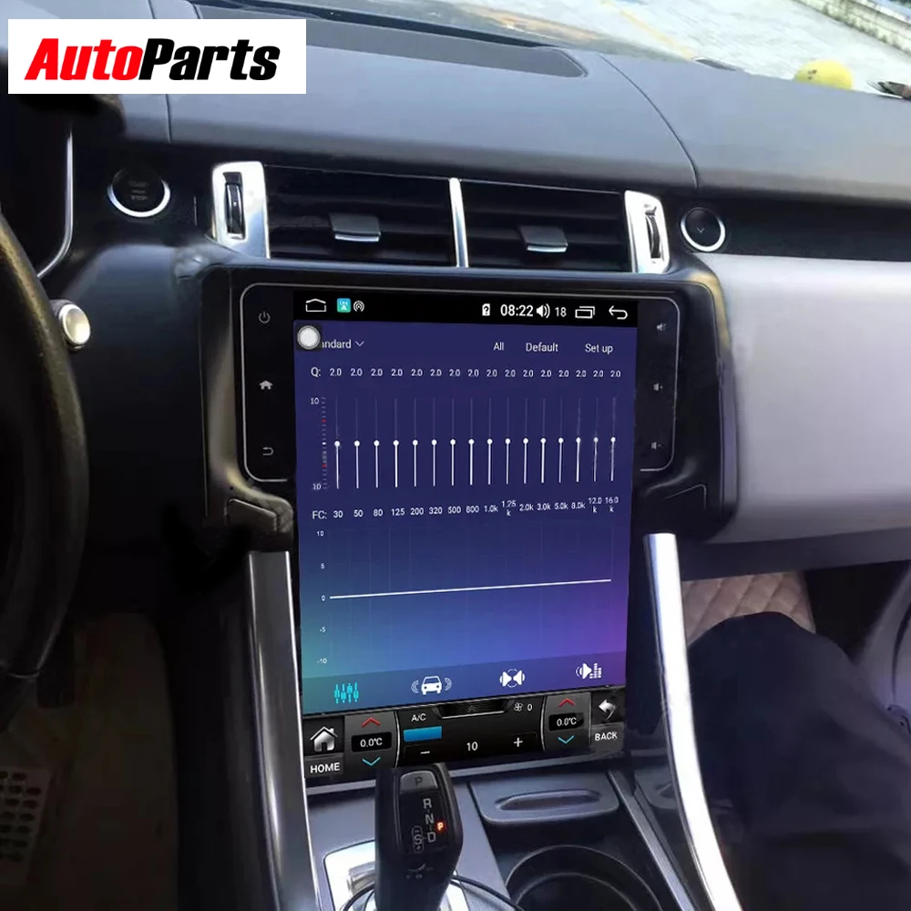 Автомобильный мультимедийный плеер в стиле Tesla для Land Rover Range Sport L320 2009-2013 Android