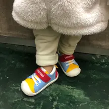 Infantil de primavera zapatos de niño niños niñas Casual zapatos de lona zapatos de fondo suave cómodo antideslizante chico bebé en primer lugar los caminantes zapatos