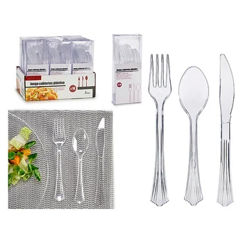 

Pieces of Cutlery Plastic (18 Pieces)
