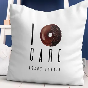 

Personalized I Donut Care Design White Pillow-1