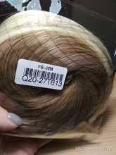 LUPU-moño sintético desordenado para mujer, moño con bandas elásticas para el cabello, coleta recta de Donut, extensiones de cabello