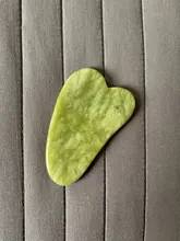 Gua sha-masajeador Facial de Jade Natural, tablero raspador Facial, Guasha, meridiano, relajación muscular, estiramiento de la piel, espátula fina