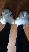 Fralosha nuevo invierno pantuflas de peluche para interior zapatos de Casa unicornio zapatillas para adultos de dibujos animados de piel Unisex interior Chausson Licorne