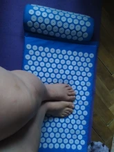 Cojín masajeador para Yoga, esterilla de acupresión para aliviar el estrés, dolor de espalda y cuerpo, estera con puntas, colchoneta de acupuntura