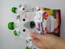 8 Uds de alta calidad con cierre exprimido fresco bolsas práctica bebé destete comida puré de reutilizable apretar para recién nacido