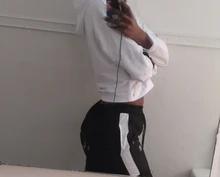 2021 primavera otoño mujer Streetwear carga sueltos pantalones de cintura alta pantalón de mujer 2 pieza Top de manga larga con pantalones Casuales