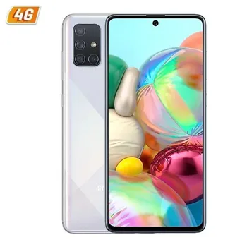 

Samsung galaxy a71 silver mobile phone-6.7 '/17cm - cam (64 + 12 + 5 + 5)/32mp - oc - 128gb - 6gb ram - android - 4g - dual sim