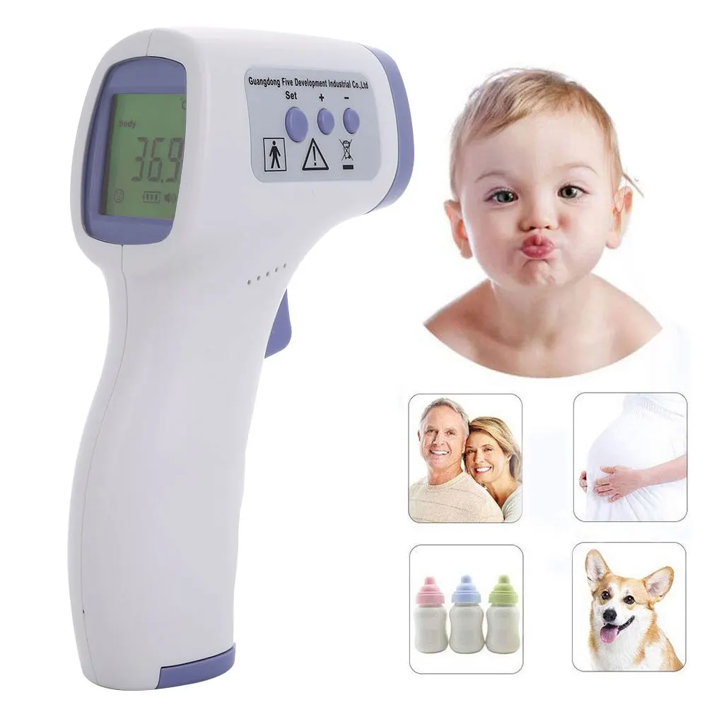 CE/ISO/ROHS Certificated Precision Forehead Thermometer Non Contact Infrared Thermometer Digital Temperaturer Measure Tool