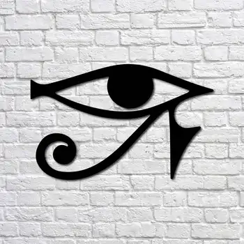 

Металлический декор стен Eye of Horus 32x50 cm дизайн интерьера домашнего
