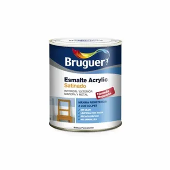 

ACRIL SAT enamel. 250 ML BL/PERM INT/EXT S/OLOR BRUGUER