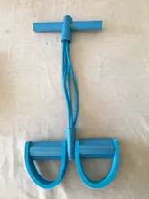 HKG-banda de resistencia de 4 tubos, cuerda elástica para tirar hacia arriba, gimnasio, ejercicio, Pedal, articulación del tobillo, equipo de Fitness para pérdida de peso