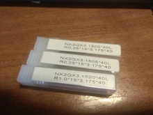 XCAN Tapered Molino de extremo 1pc R0.25/R0.5/R0.75/R1.0 3.175mm vástago de grabado de madera poco CNC Router poco de fresado