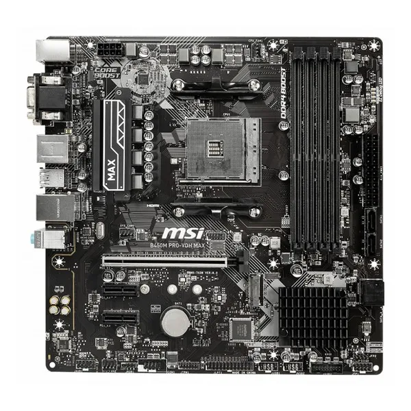  Motherboard MSI B450M-A Pro Max mATX DDR4 AM4