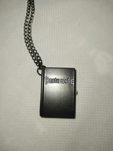 Reloj de bolsillo Vintage de alta calidad para hombre y mujer, pulsera de mano de cuarzo con diseño de Death Note, estilo Anime japonés