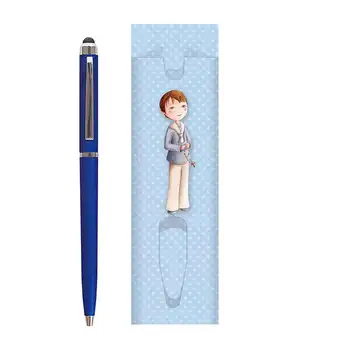 

Lot 20 cases ball pen point boy First Communion + 20 Pens blue. United reminder for guests to the First Communion.