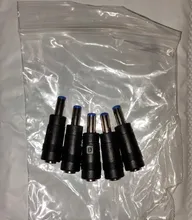 DC adaptador de conectores m/m f/m 6,5mm 5.5X 2,1mm 2,5mm 3,5mm 1,35mm PC hembra a hembra tablet adaptador conector jack