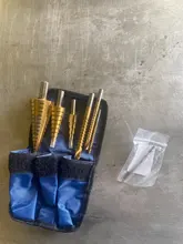 3 Drill-Bit-Set Saw-Tool Hole-Cutter Wood-Cone Step Metal Hss Steel Titanium 6 6