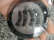 2 pares de 4 pestañas naturales magnéticas, pestaña reutilizable, pestañas postizas, rizador de pestañas quantum, fácil de llevar y transportar