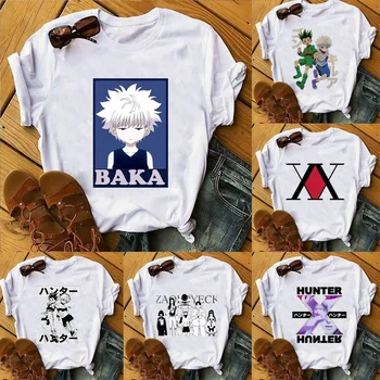 

Hunter X Hunter Mens Womens T Shirt GON FREECSS Cosplay T-shirt New Anime Kurapika T Shirt Fashion Killua Zoldyck Tees