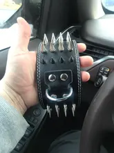 Pet-Dog-Collar Studded Wide-Spikes Doberman Pitbull 3inch for Large Breeds Pitbull/Doberman/M/..