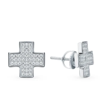 

Silver earrings with cubic zirconia sunlight sample 925