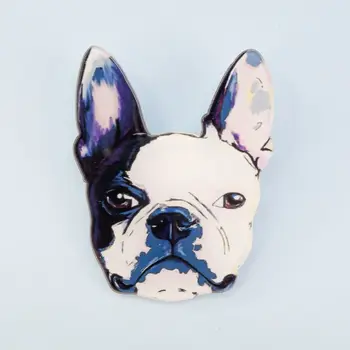 

Jewelry badge spotted French Bulldog (51580)