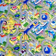 Коврик рулонный Юрим Город 200х150х0,5 см