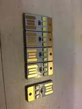 Keychain Book-Light Led-Bulb Pocket-Card Night-Lamp Laptop Usb-Power Mini for PC 5pcs/Lot