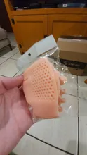 1 par de silicona del dedo del pie Corrector de juanete separadores para pies Corrector alisador para los dedos de los pies Haluksy callos Pad Corrector de Hallux Valgus