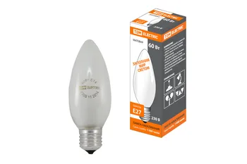 

Filament lamp "candle matte" 60 W-230 V-E27 TDM