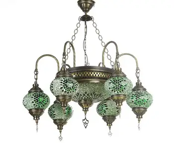 

Morocco green chandelier