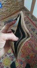 Cartera de cuero para hombre, tarjetero, monedero de mano, billetera corta esmerilada, bolsillo para monedas, 2020