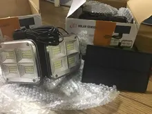 Solar-Lights Wide-Lighting IP65 Outdoor Waterproof 20w 120led with Adjustable-Head Angle