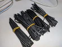 1 metros/lote 2:1 negro 1, 2, 3, 5, 6mm, 8mm, 10mm, encogimiento de calor de diámetro Heatshrink tubo de envoltura de alambre vender DIY conector reparación