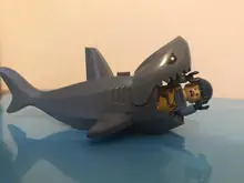 Animales de bloqueo para niños, traje de escorpión, oso, Tigre, tiburón, caballo, juguetes de bloques de construcción, Compatible con animales de bloqueo, regalos