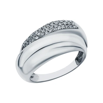 

Silver ring with cubic zirconia sunlight sample 925