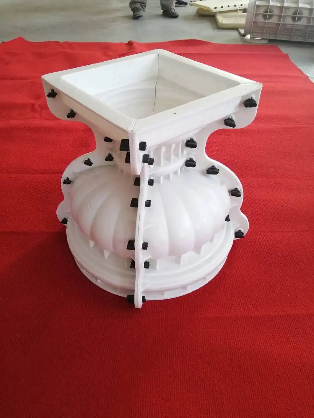 Flower Pot Molds Reazone ABS Diameter 45cm Plastic Precast Concrete for Sale
