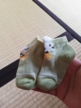 Calcetines con malla de algodón para recién nacidos, bonitos calcetines de dibujos animados de animales para niños y niñas de 0 a 24 meses, accesorios de ropa para bebés, 5 par/lote