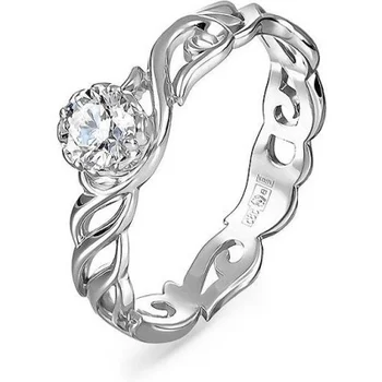 

Kabarovsky ring with 1 white gold diamond