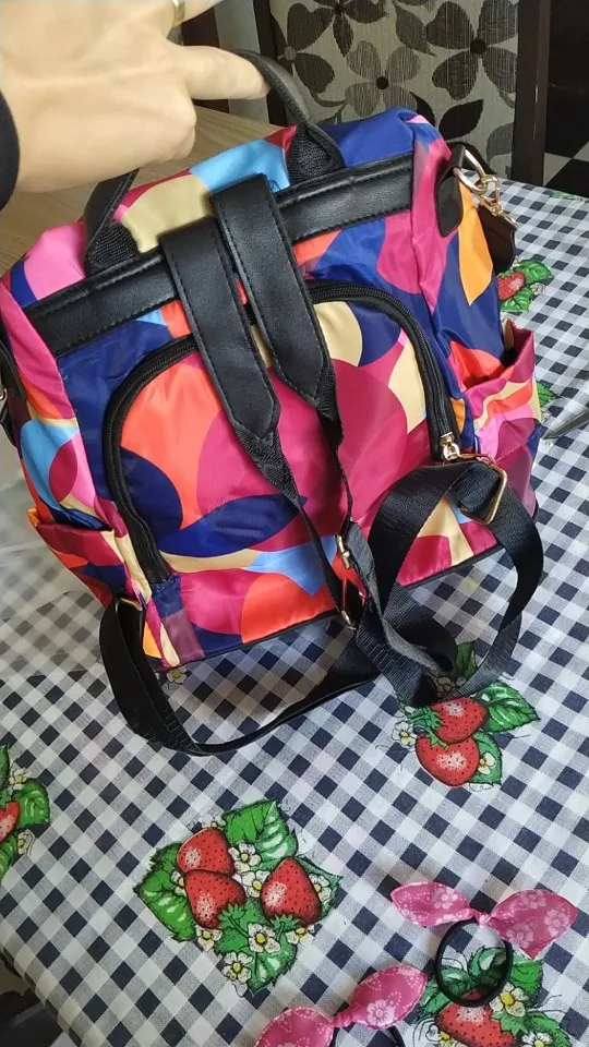 Sac à Dos Antivol Femme Multicolore