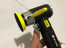 SI FANG-Pulidora neumática de aire para construcción, dispositivo de 2 pulgadas/3 pulgadas, herramientas de aire, pulidora orbital de doble acción para coche, asa de mango de goma